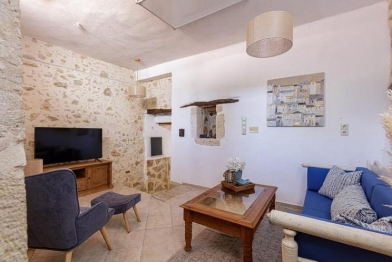 Mesi Kreta, Mesi: Erstaunliches Steinhaus in der Nähe von Rethymno zu verkaufen Haus kaufen